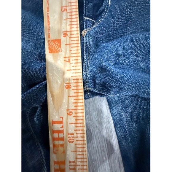 Gap Jeans Womens 30 Blue 1969 Curvy Bootcut Dark Wash Denim Low Rise Stretch - Picture 7 of 10